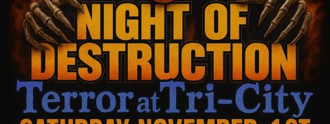 Demo Derby 2025 Night of Destruction Terror at Tri City Poster #2
